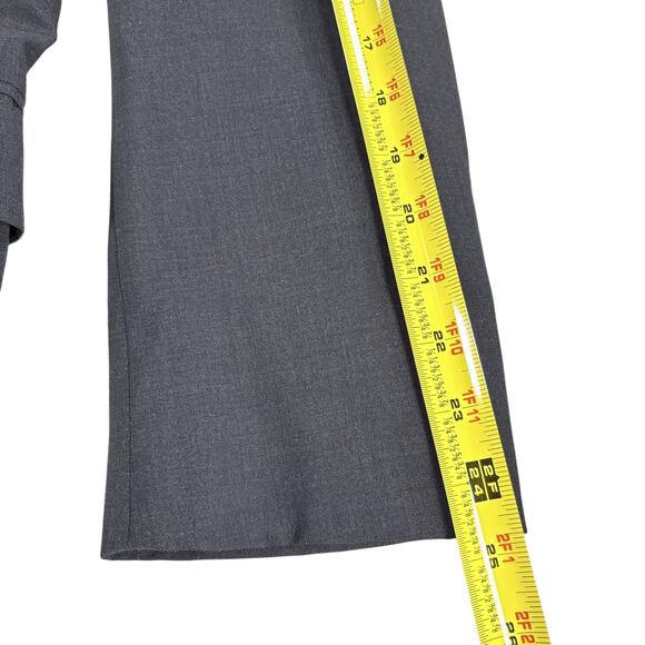 Jos A Banks Jacket Sport Coat Gray 100% Wool Blazer 41L - Picture 6 of 11